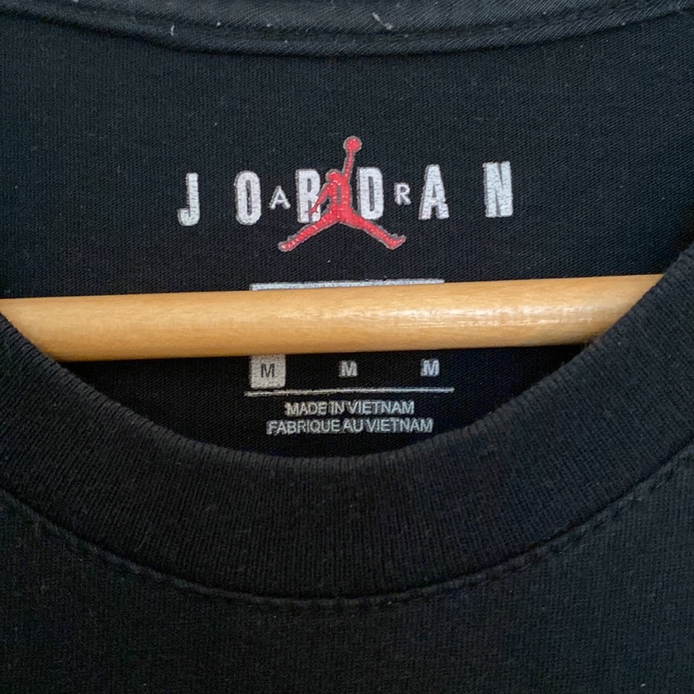 Nike Air Jordan Shirt Mens Black TWO3 Sellout Graphic Inspired Flu Game - Picture 6 of 8